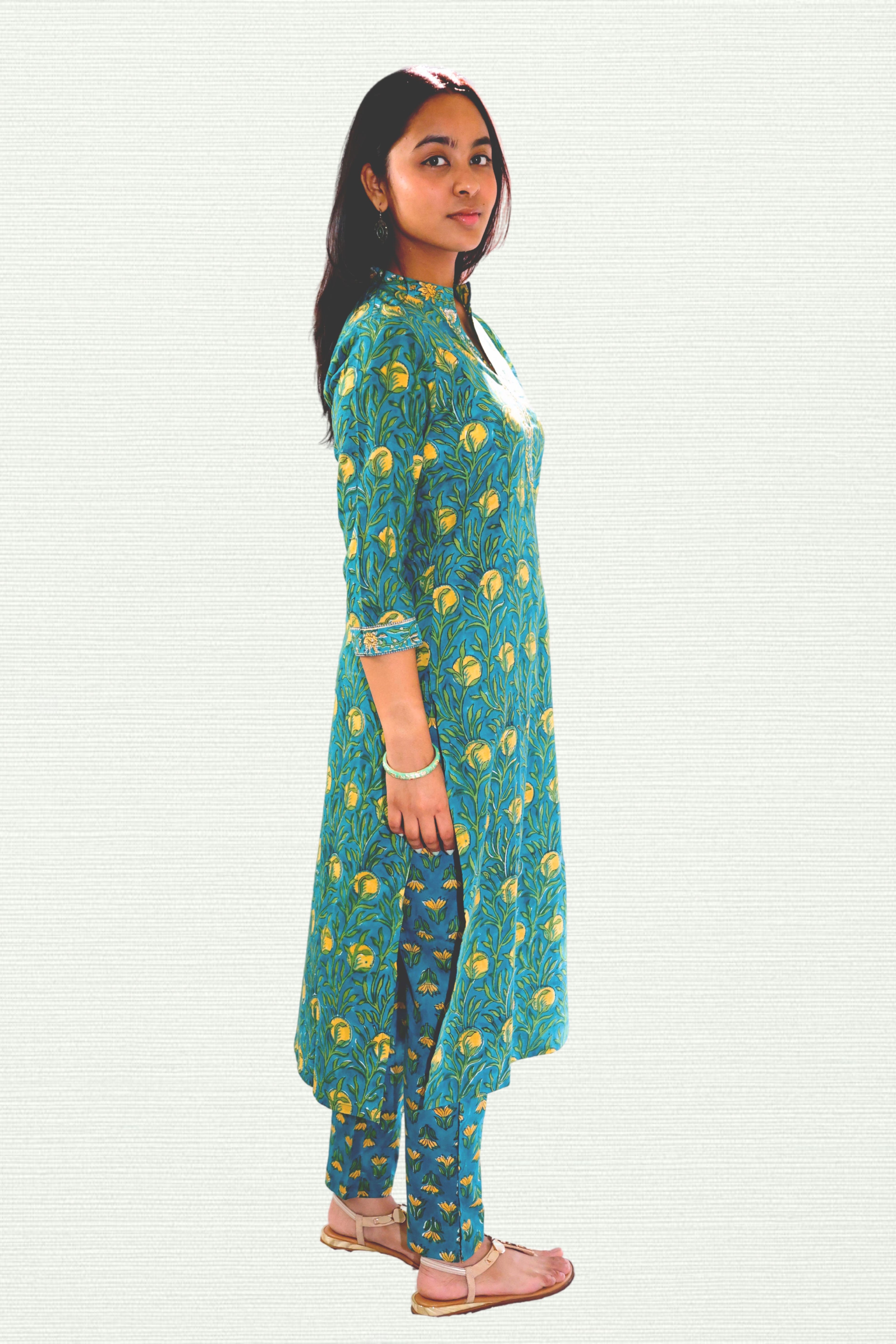 Gulmohar Cotton Kurta
