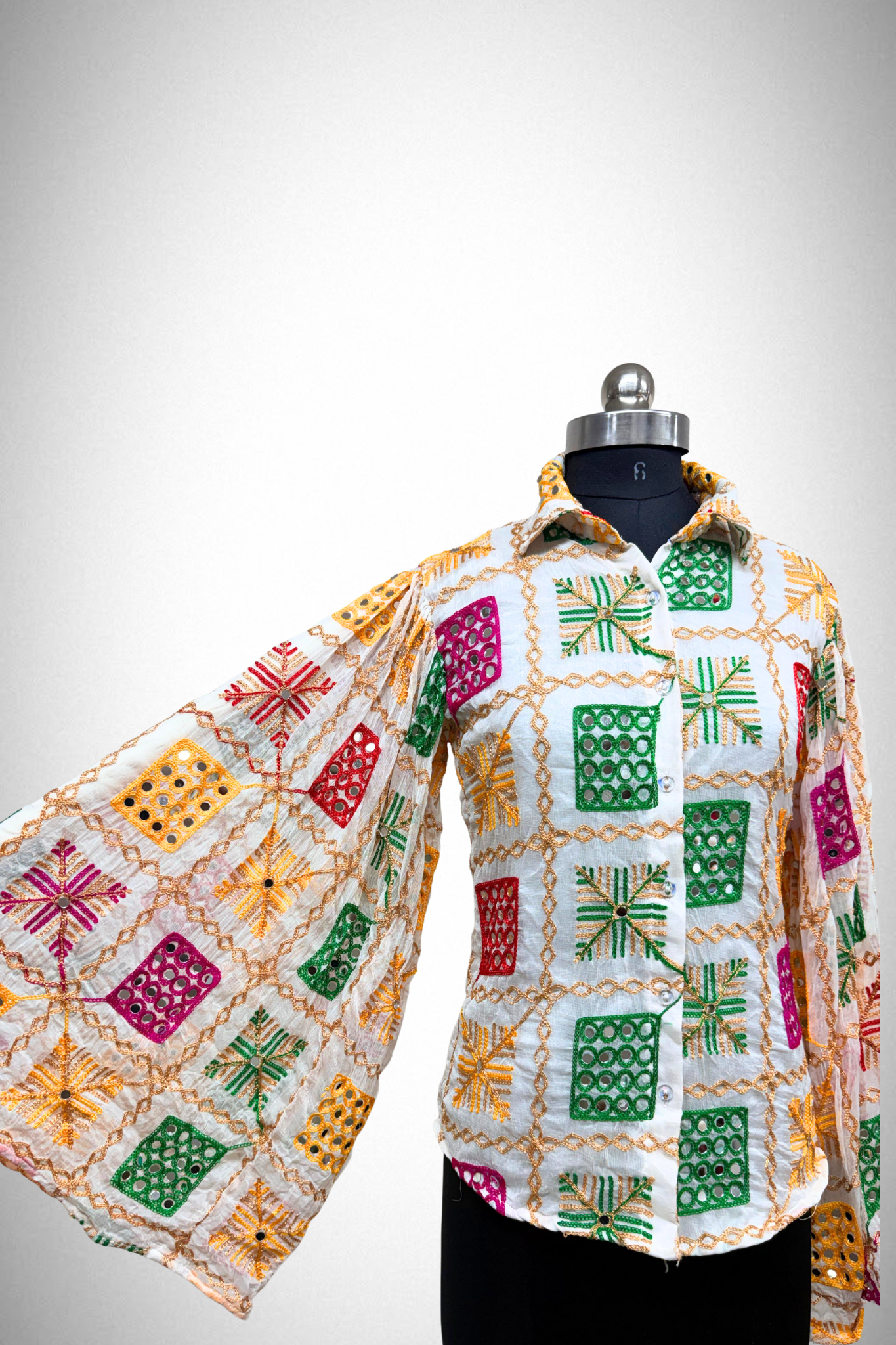 Nav Phulkari Shirt