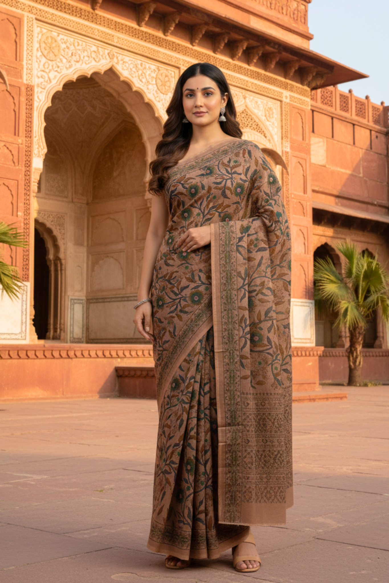 Aashima Floral Cotton Saree