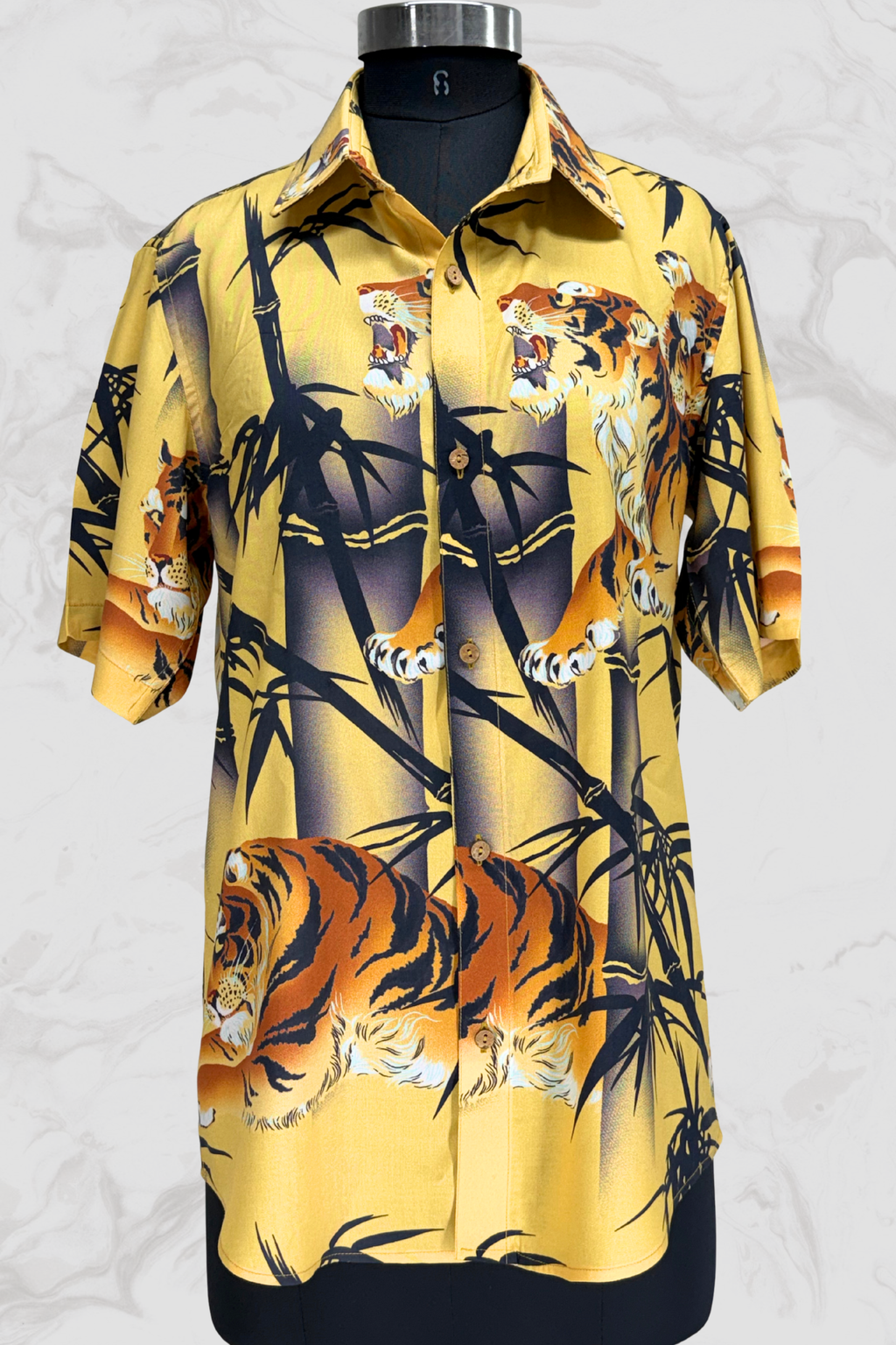 Bamboo Blaze Tiger Print Shirt