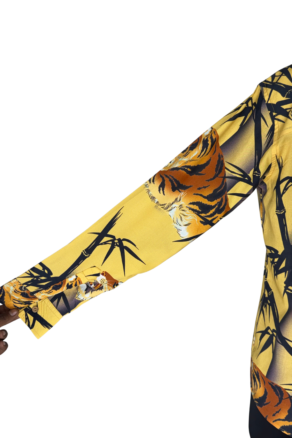 Bamboo Blaze Tiger Print Shirt (Full Sleeve)