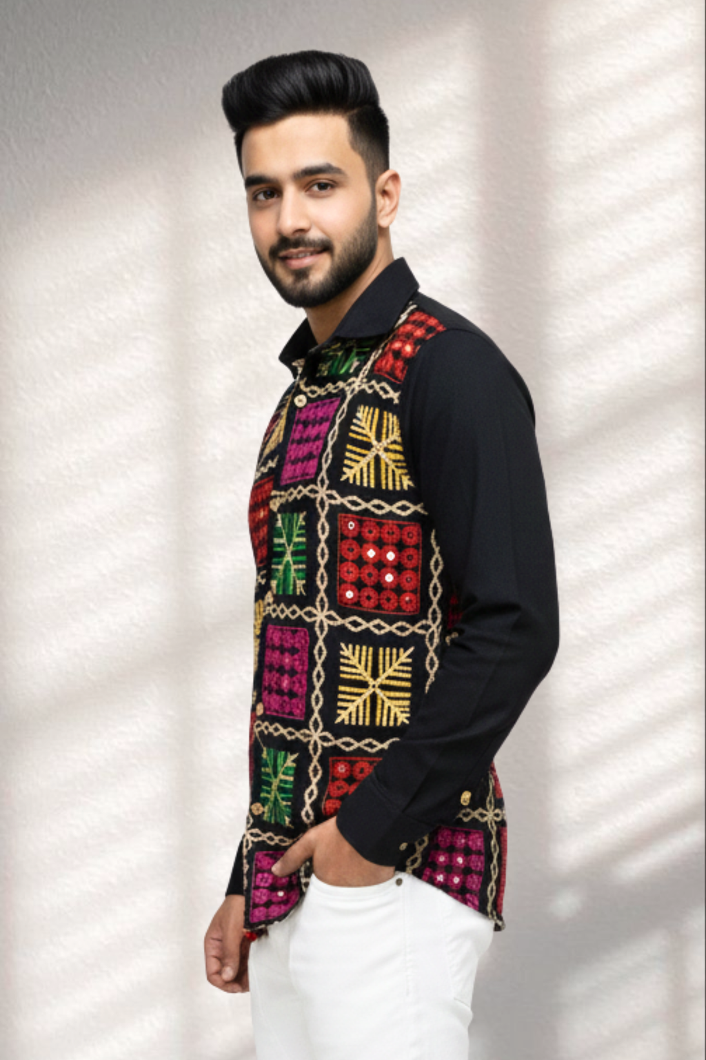 Black Bandhini Men’s Shirt
