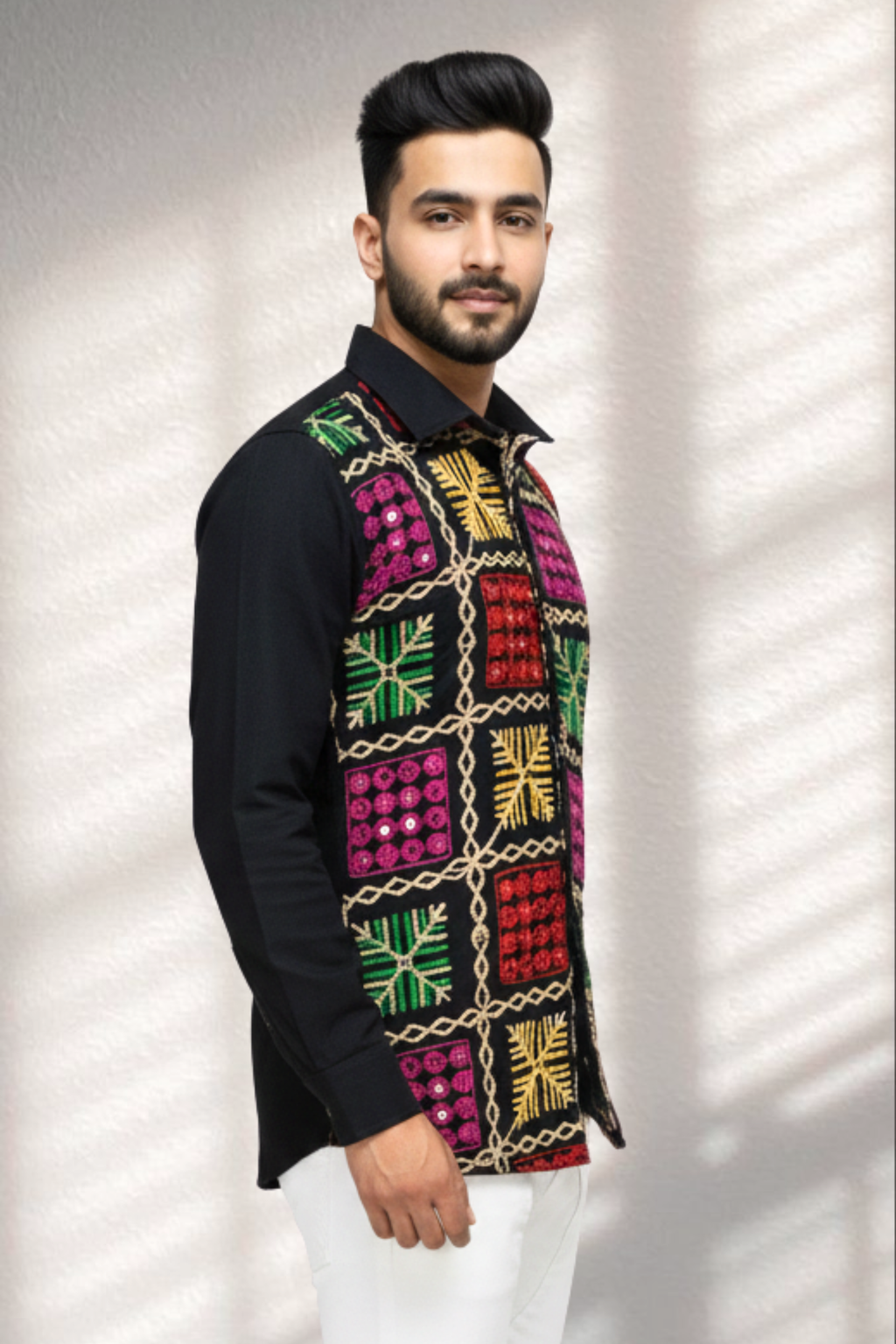Black Bandhini Men’s Shirt