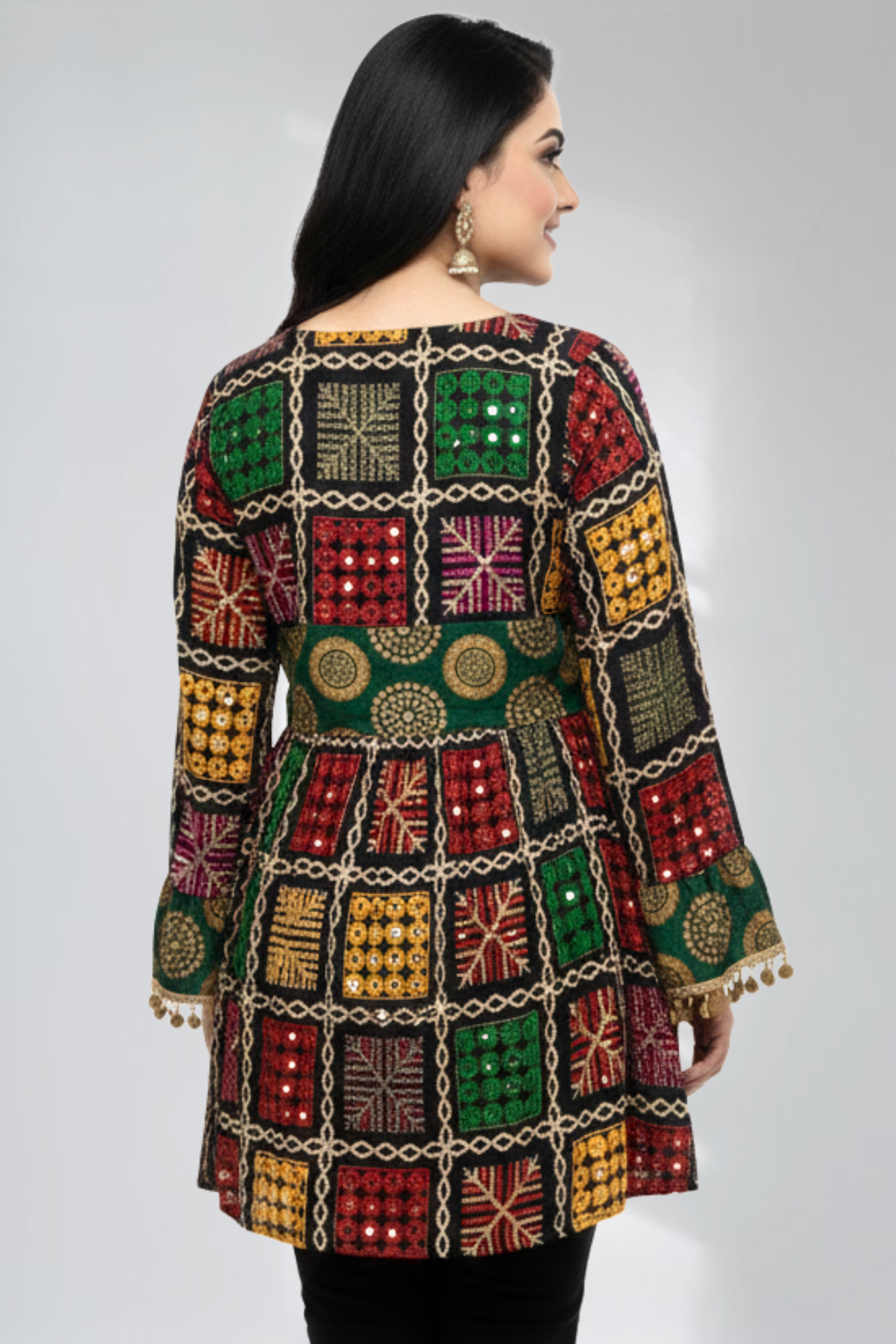 Nav-Poshaak Folk Fusion Top