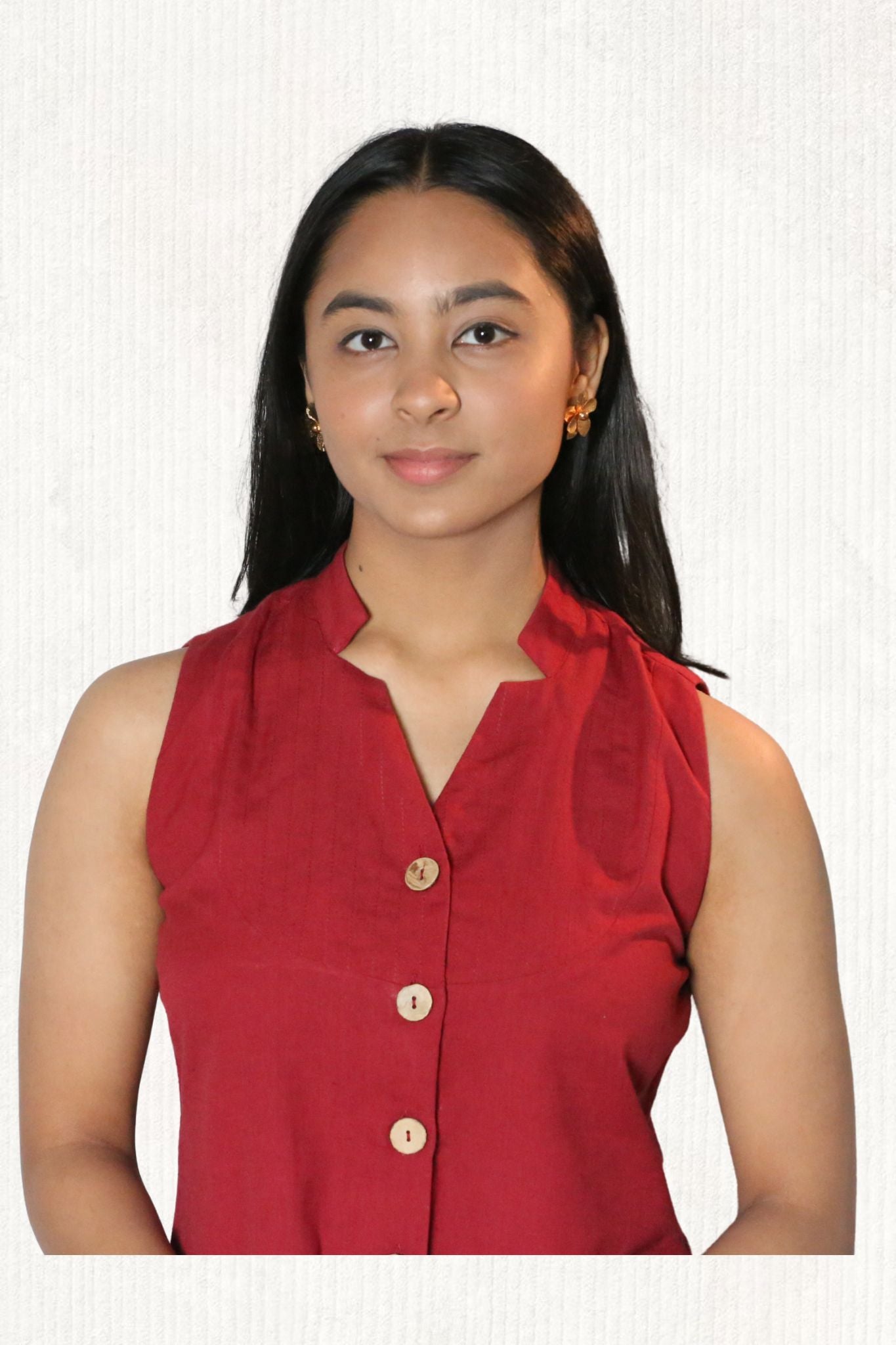 Rangat Red Co-ord Set (Shirt)