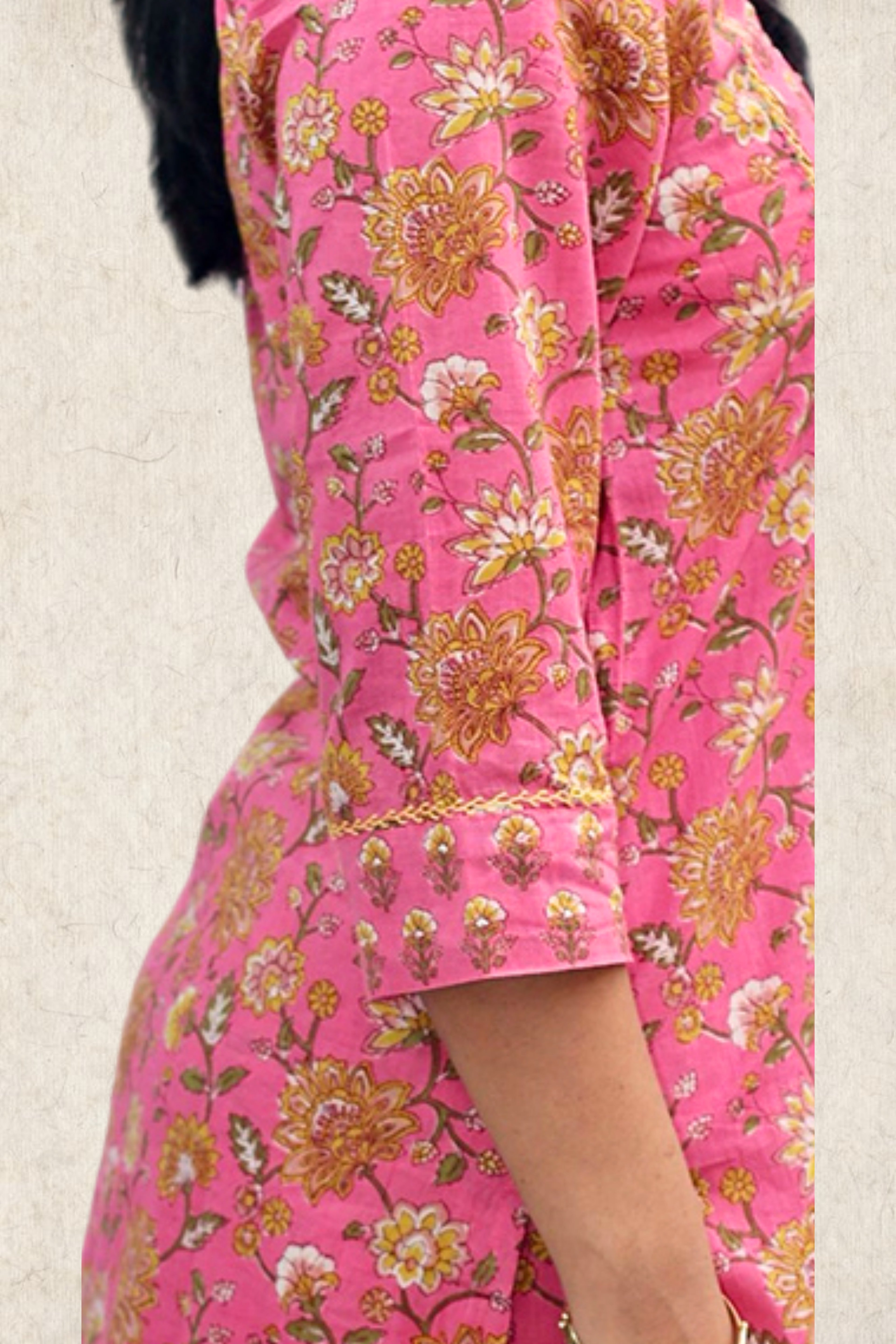 Bafta Bloom Cotton Kurta