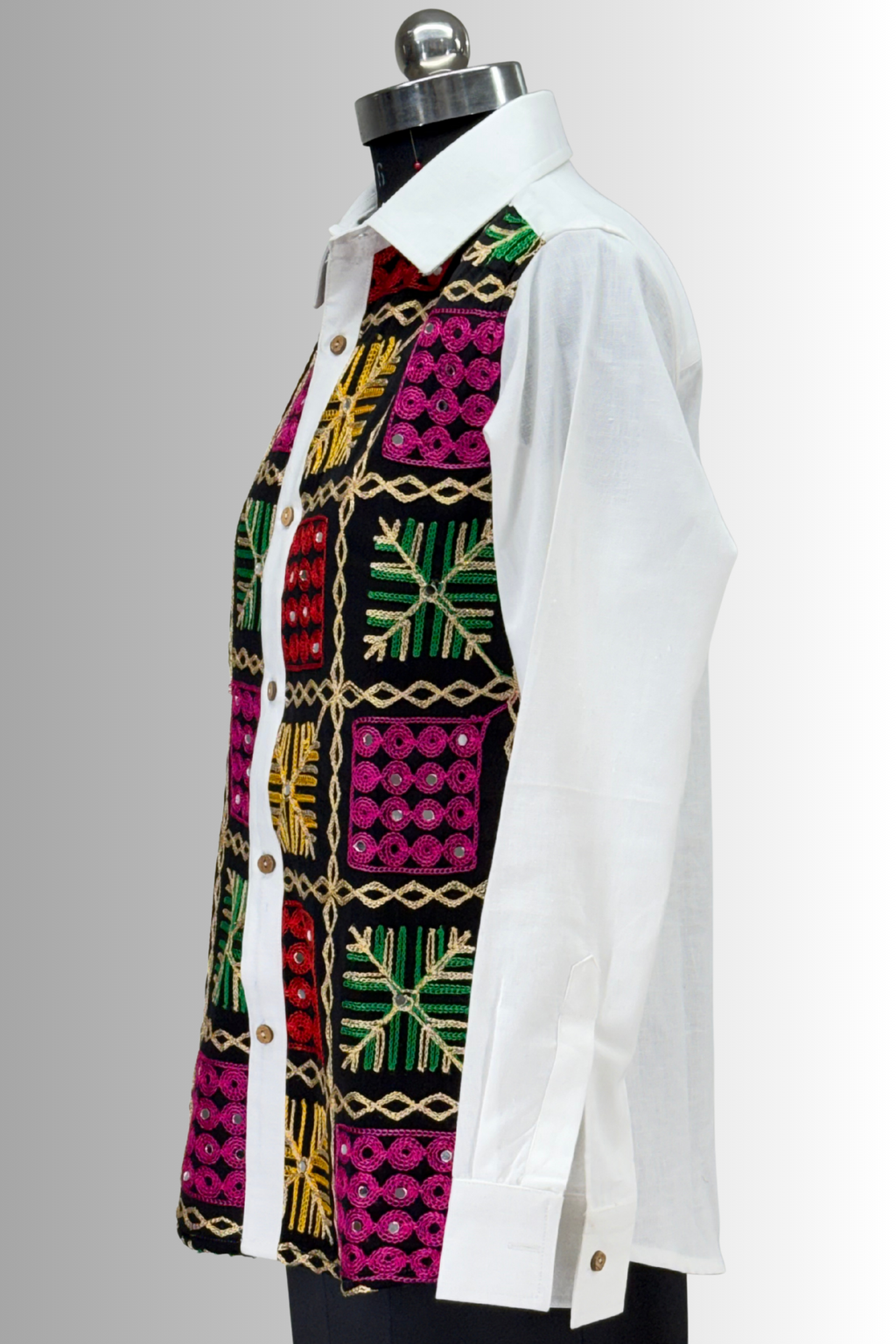 Nav-Rang Kutch Embroidered Men's Shirt