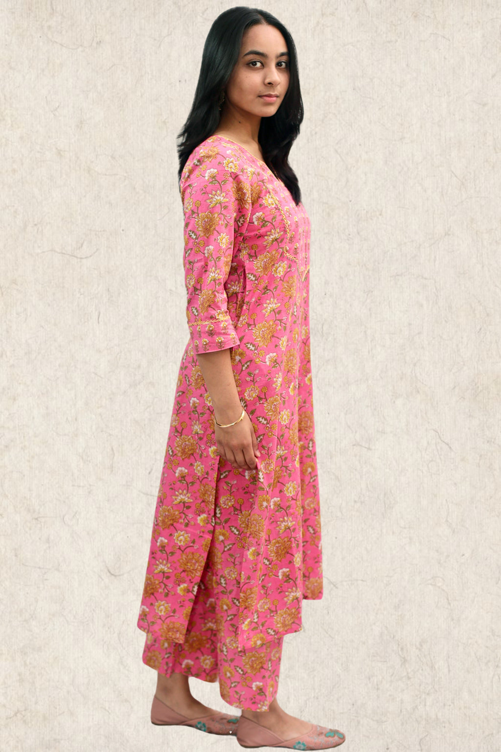 Bafta Bloom Cotton Kurta