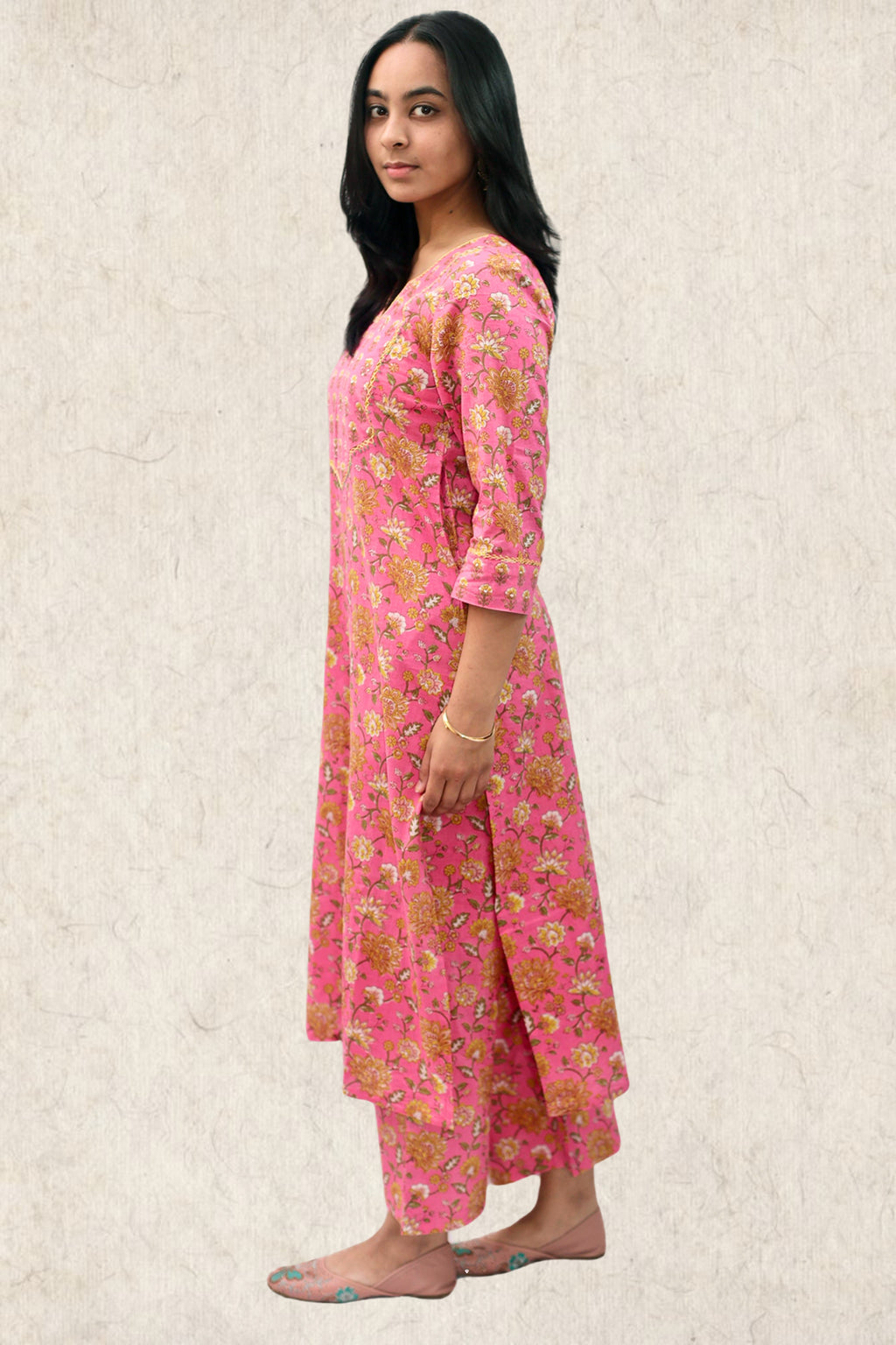 Bafta Bloom Cotton Kurta