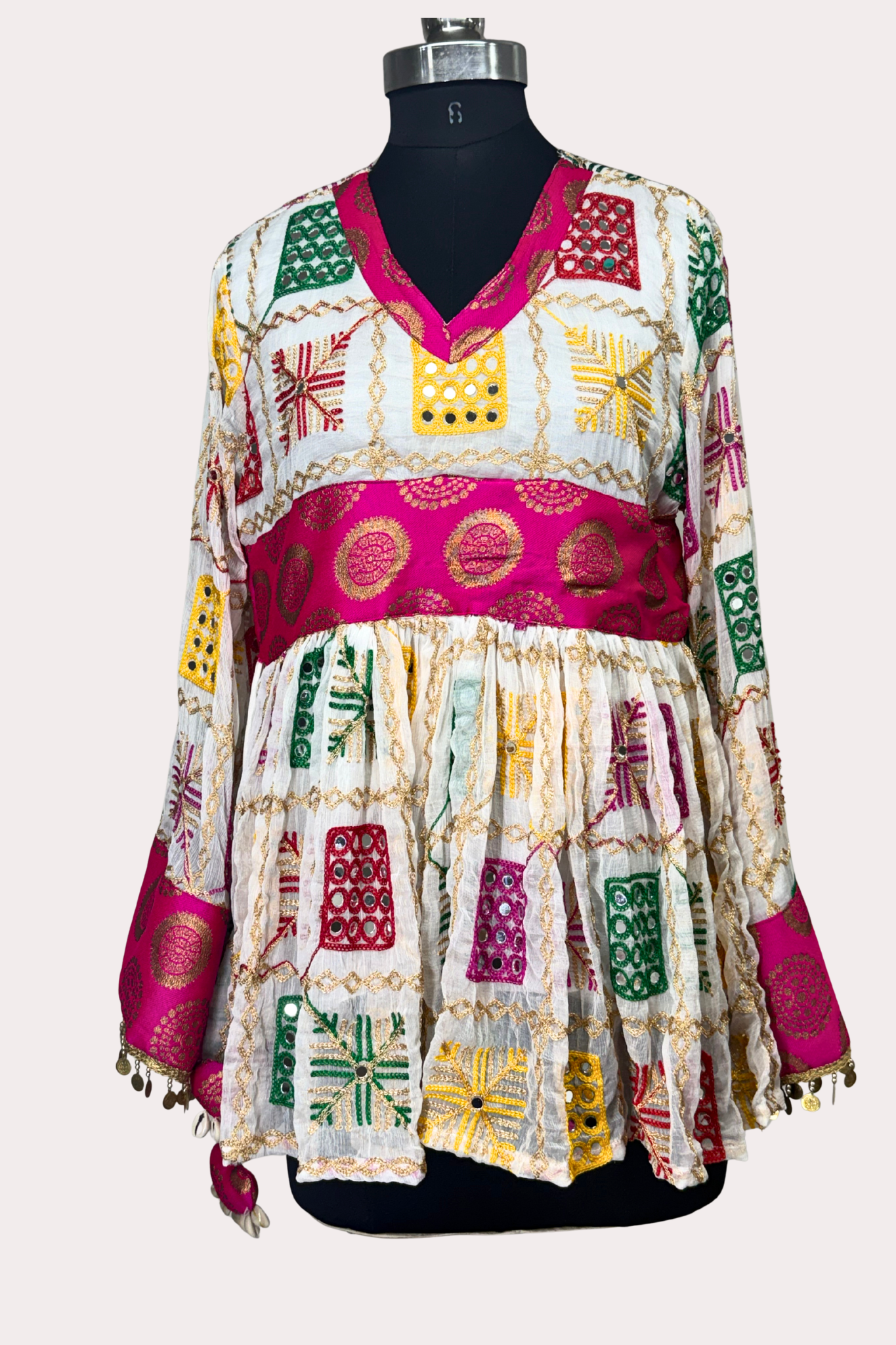 Nav Vibrant Viraasat Peplum Top