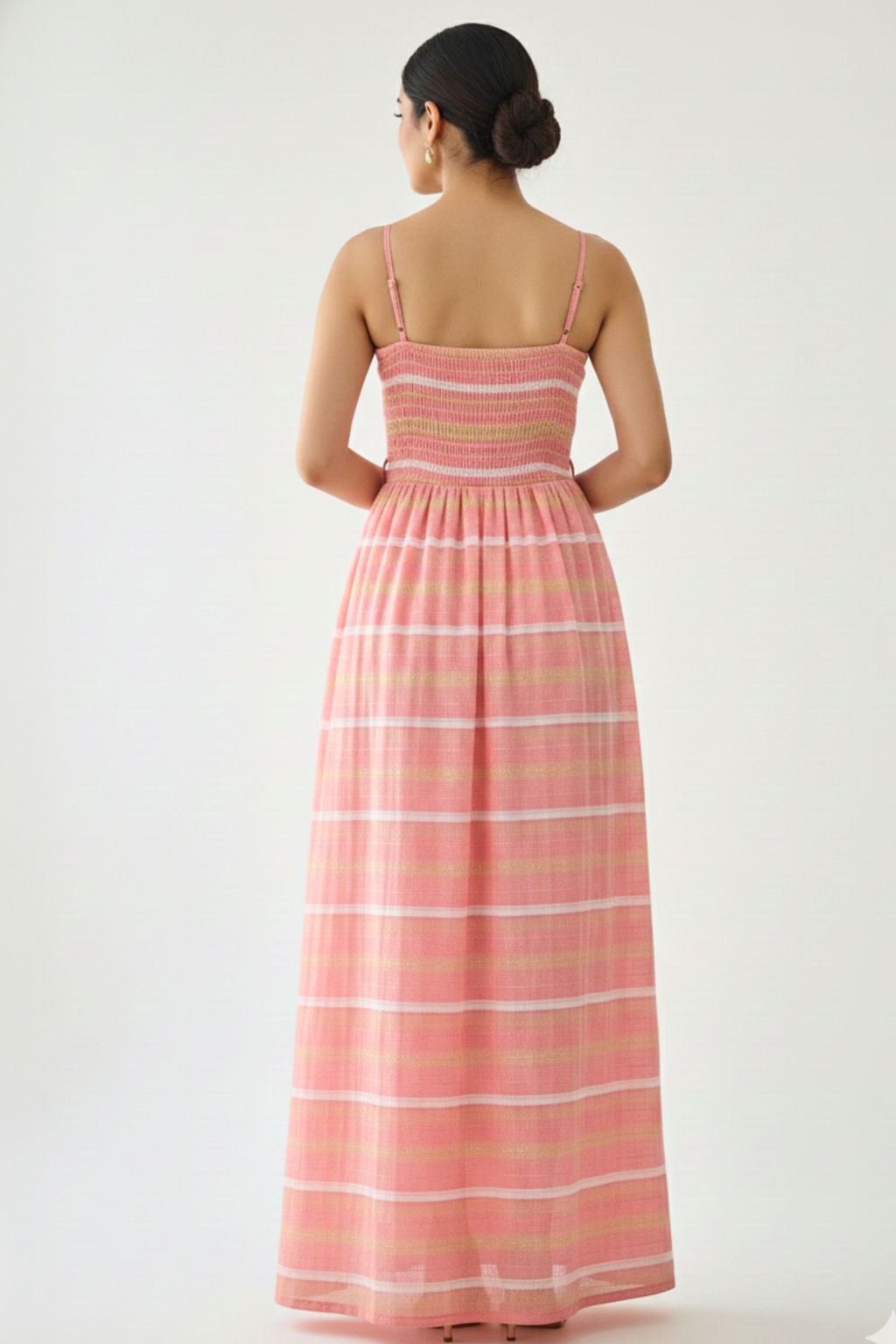 Nav Ira Pastel Breeze Stripe Dress