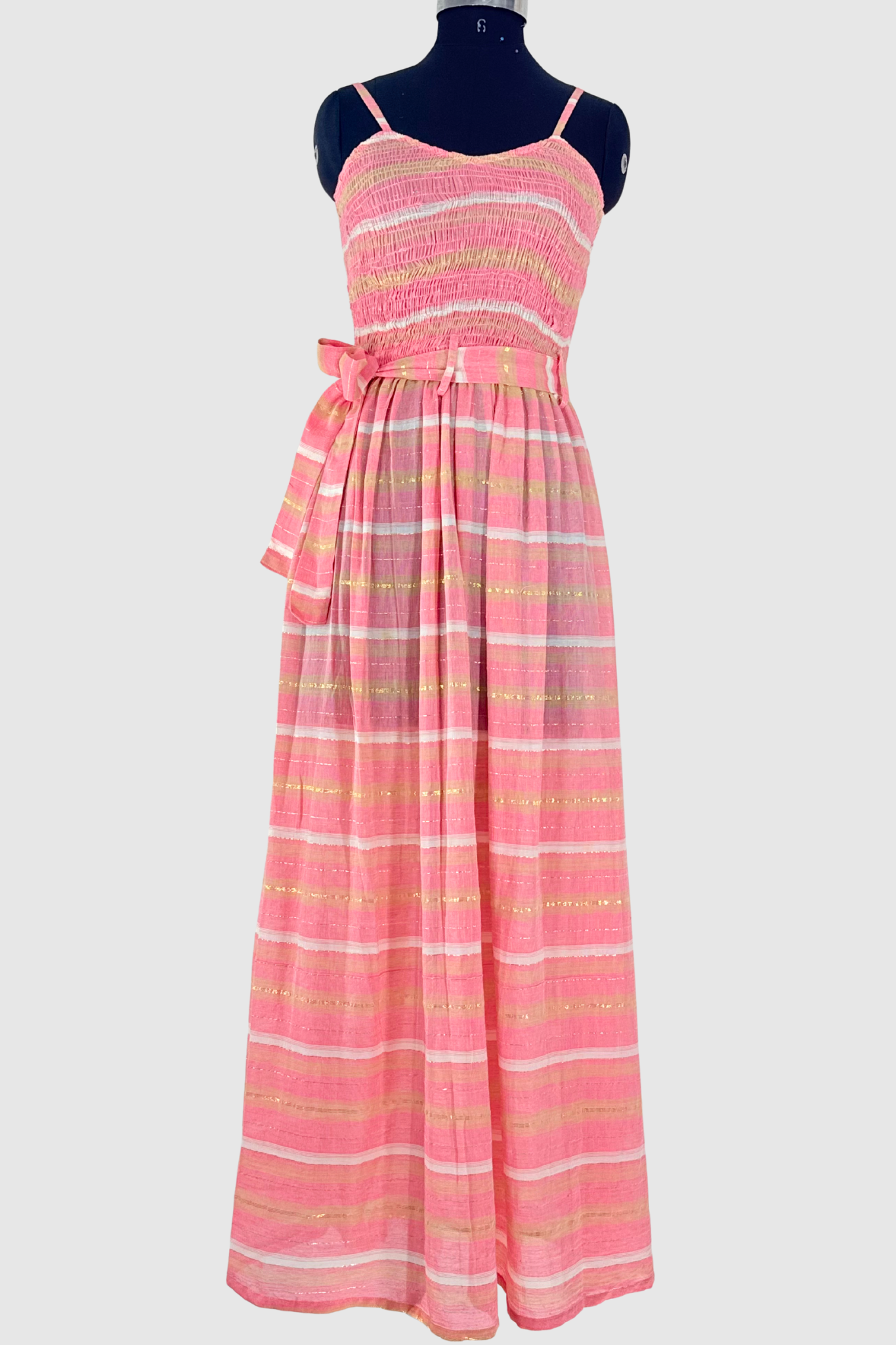 Nav Ira Pastel Breeze Stripe Dress
