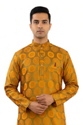 Nav Vibhum Heritage Mustard Kurta
