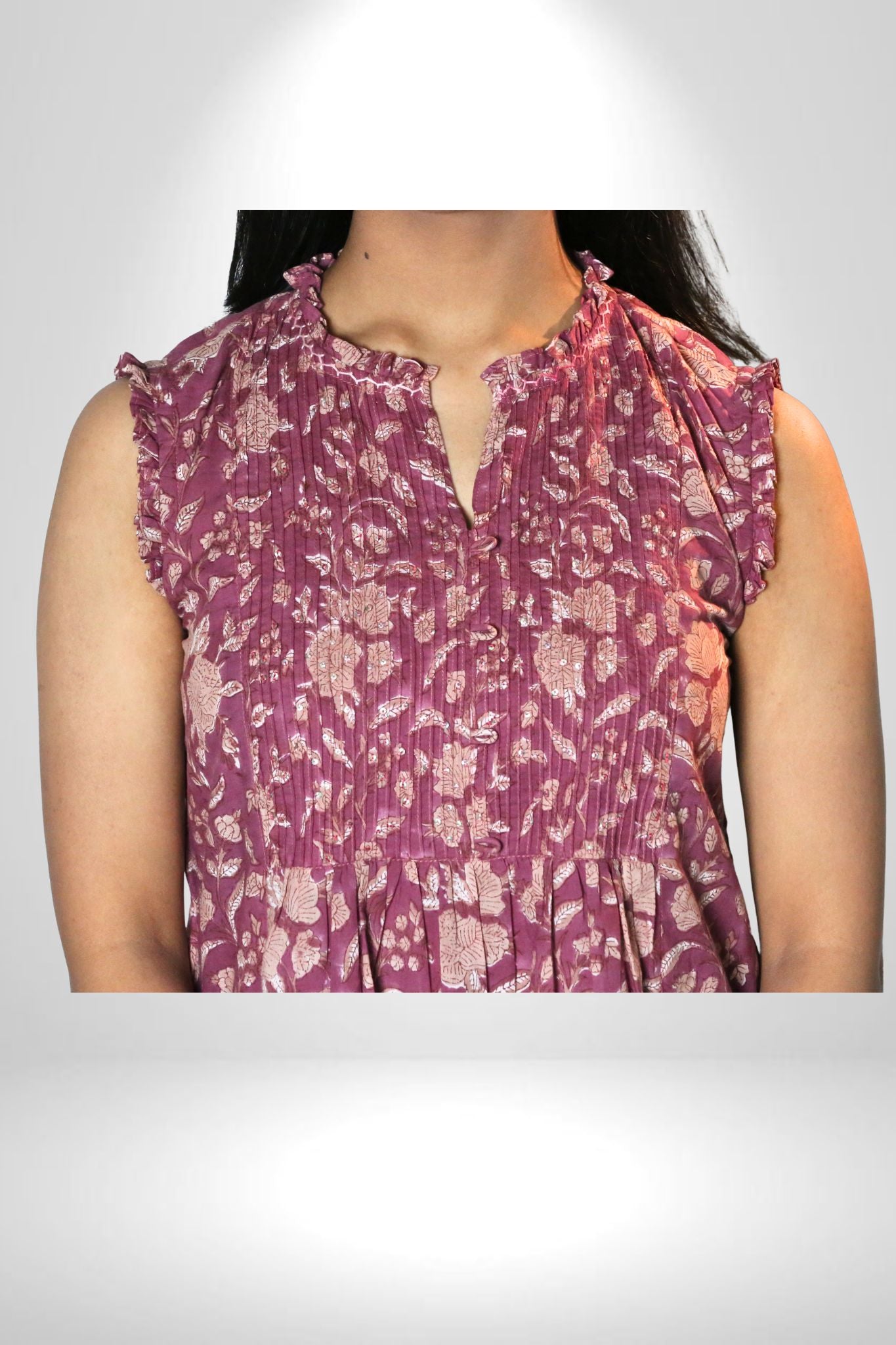 Vintage Rose Cotton Dress