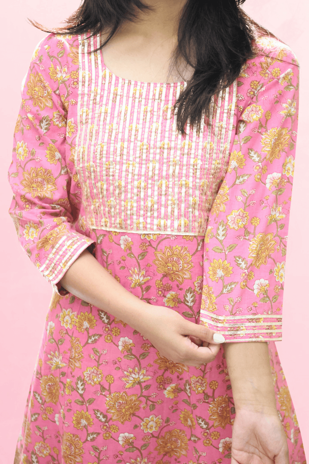 Bagh-e-Jaipur Cotton Kurta
