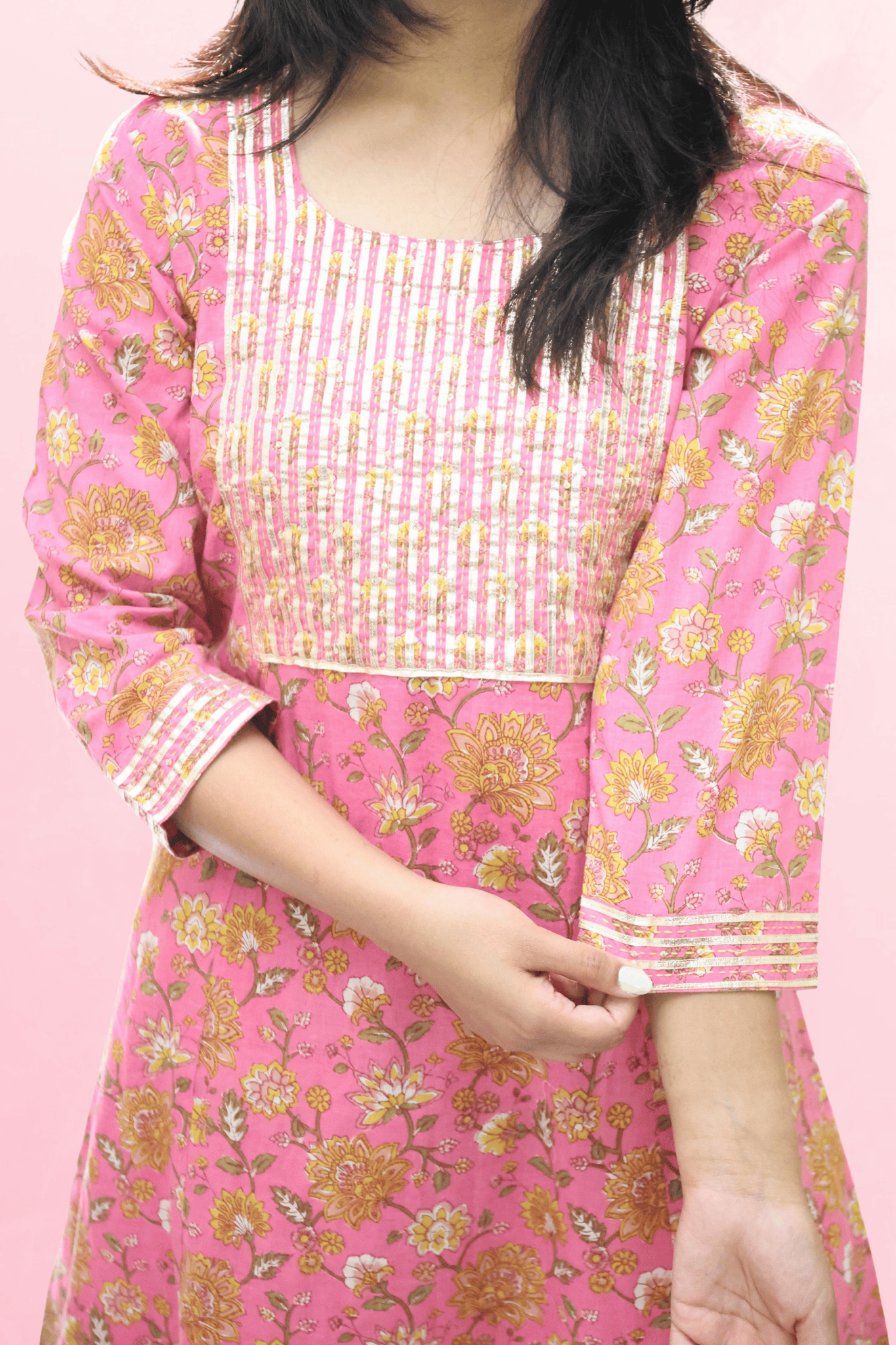Bagh-e-Jaipur Cotton Kurta