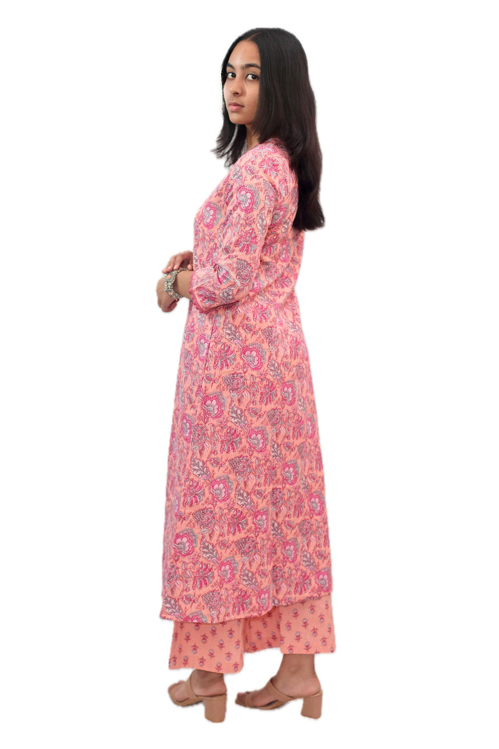 Kesar Kohra Cotton Kurta