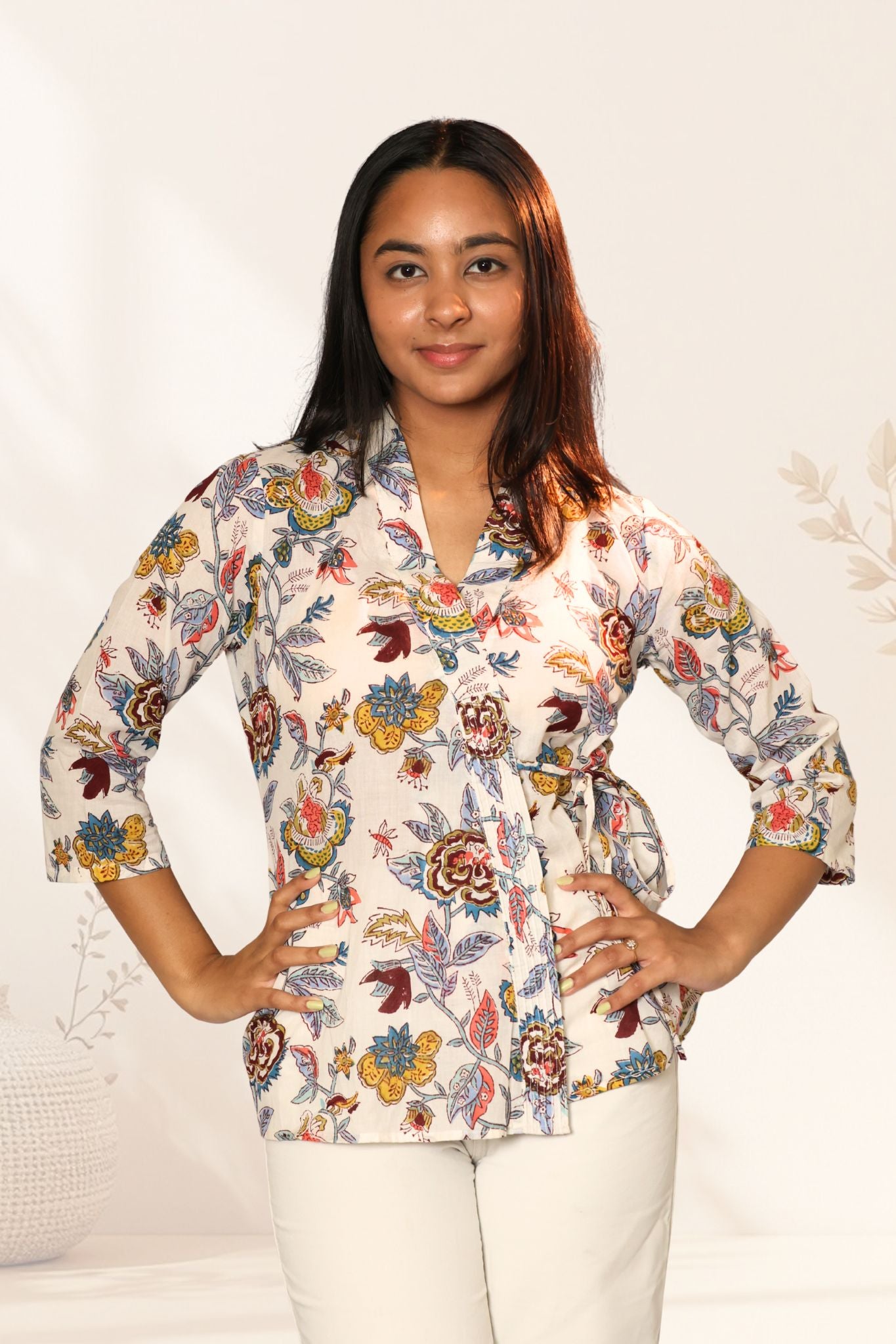 Spring Serenade Floral Top