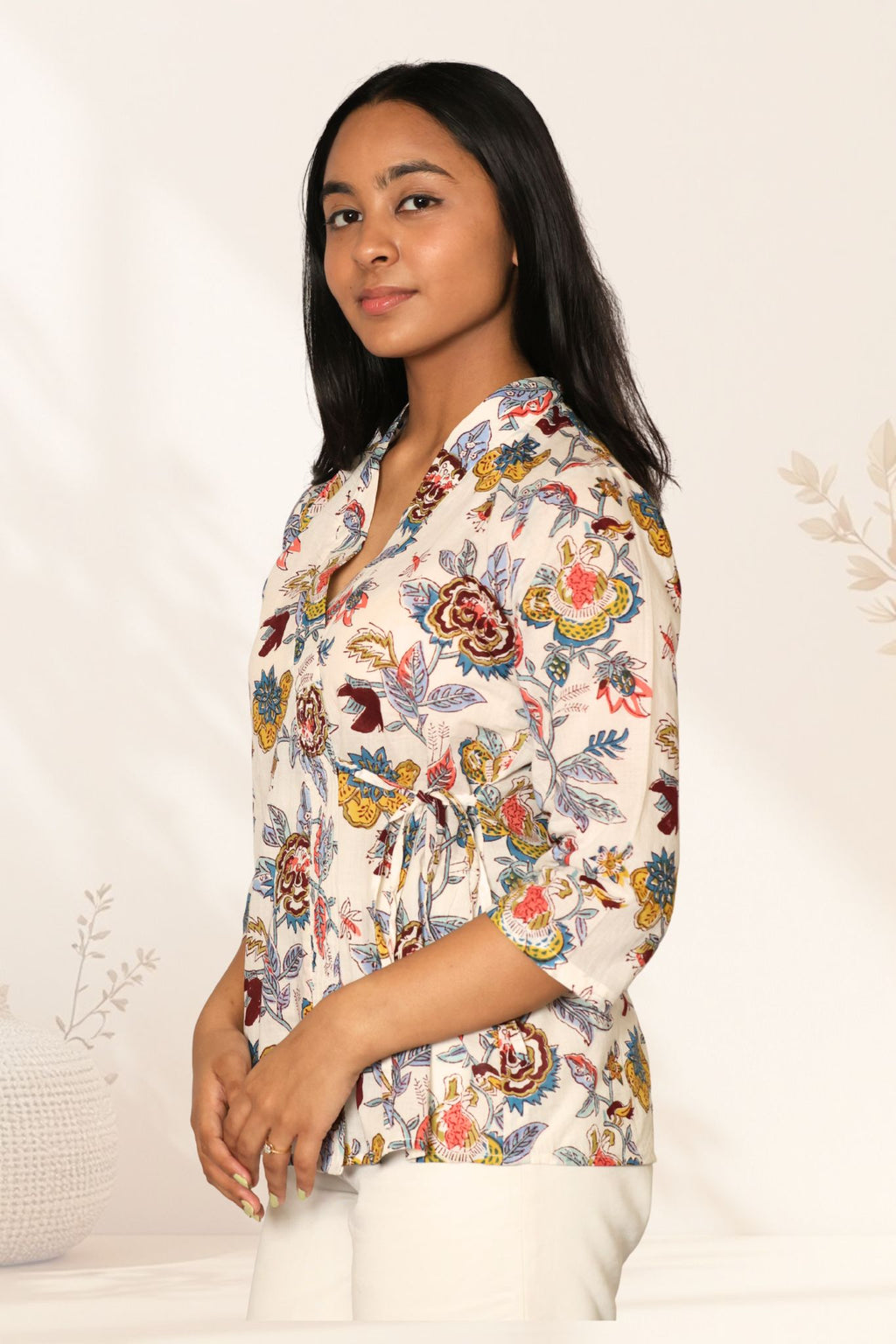 Spring Serenade Floral Top