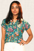 Garden Grace Teal Top