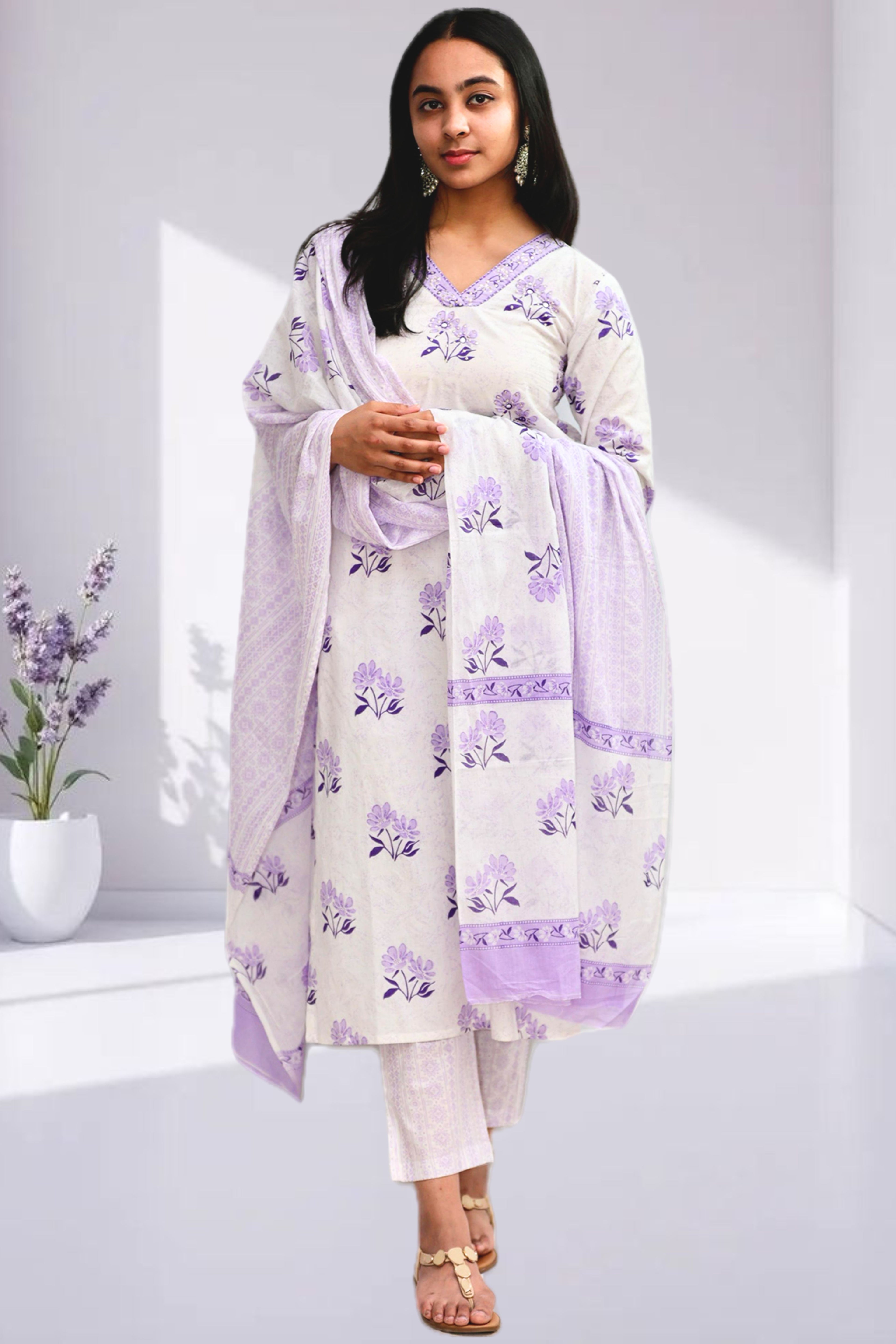 Gulbahar Cotton Kurta