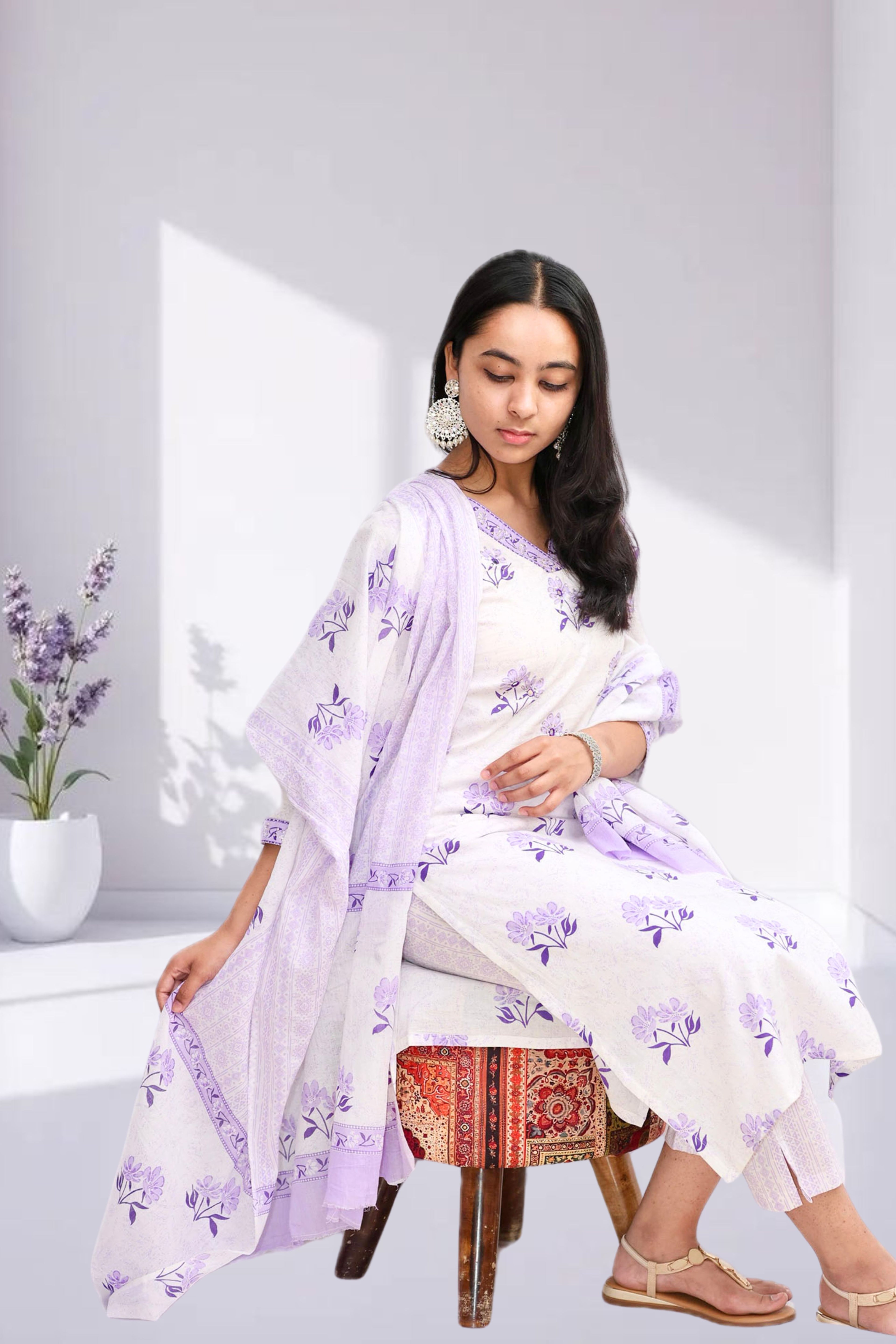 Gulbahar Cotton Kurta