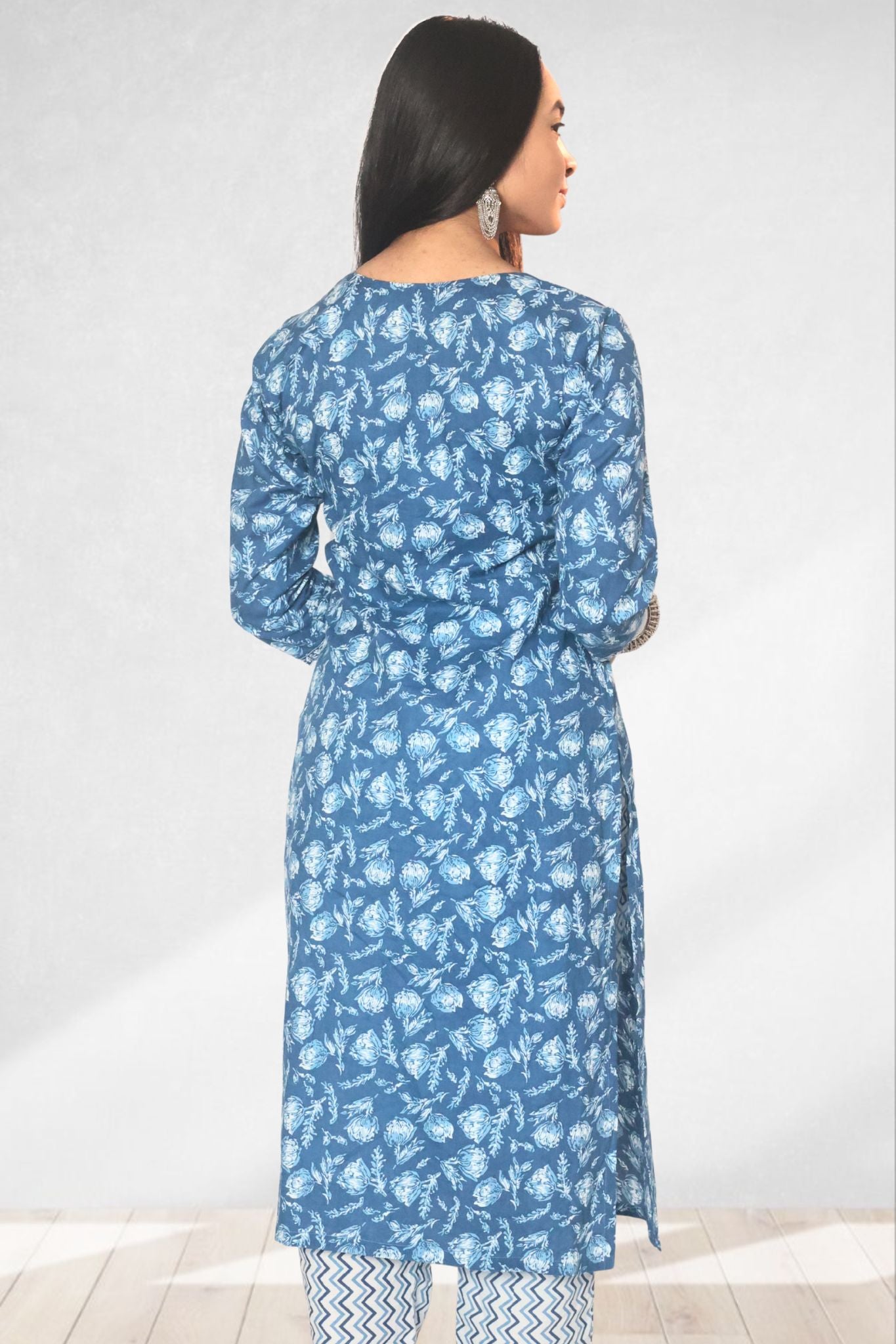 Neer Indigo Straight Kurta