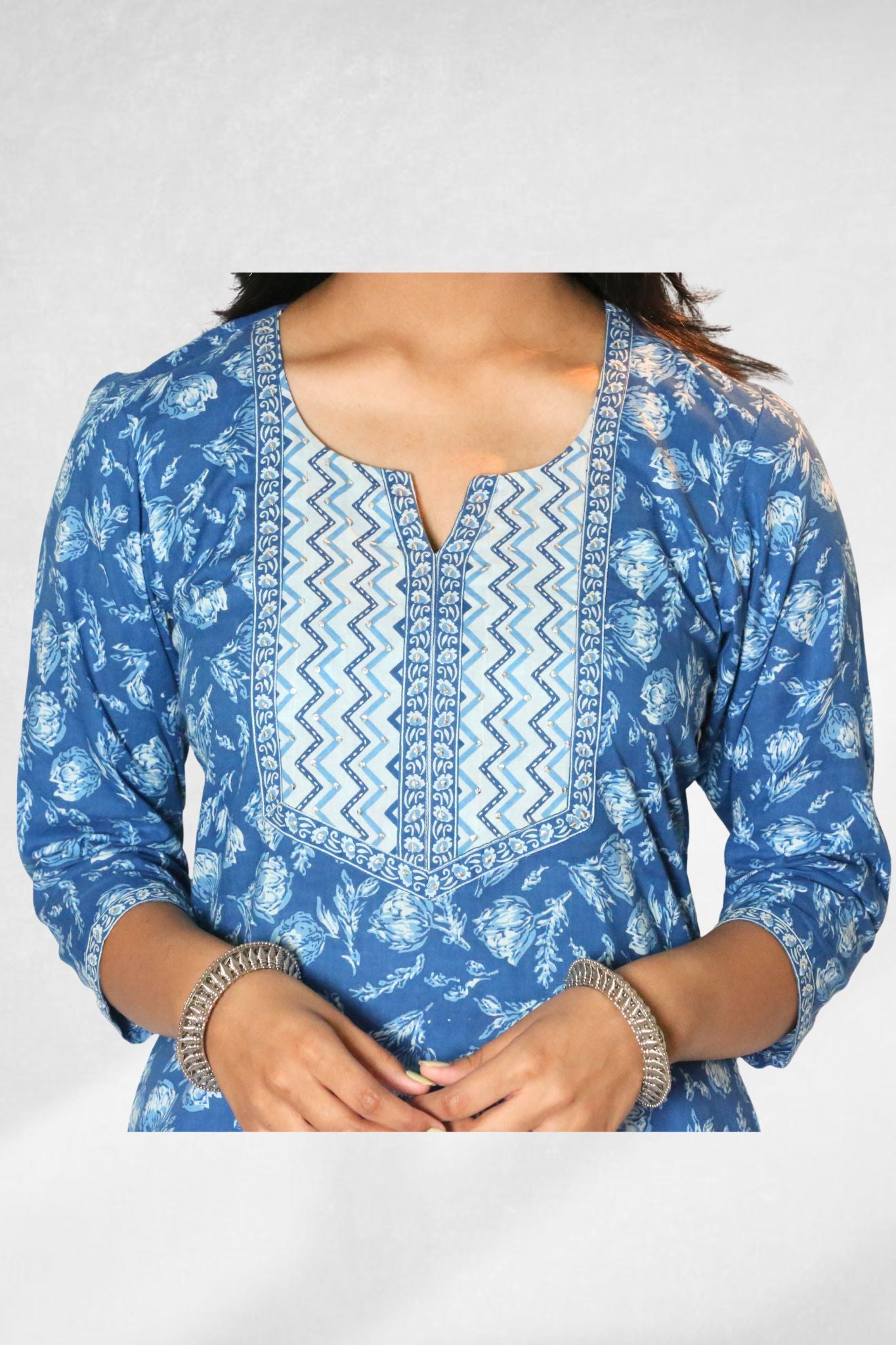 Neer Indigo Straight Kurta