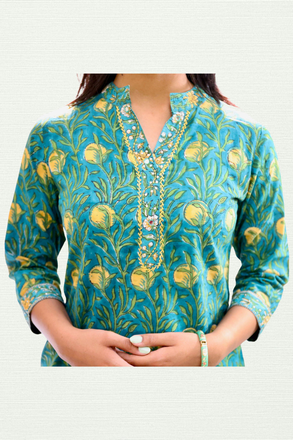 Gulmohar Cotton Kurta